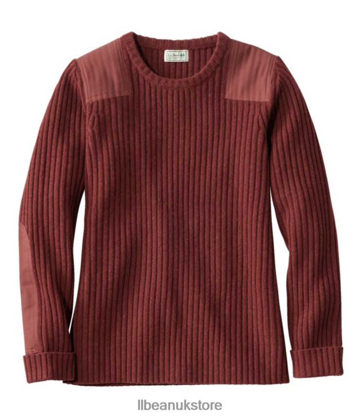 Outdoor Equipment L.L.Bean Commando Crewneck Sweater Currant Women 0VRR664954