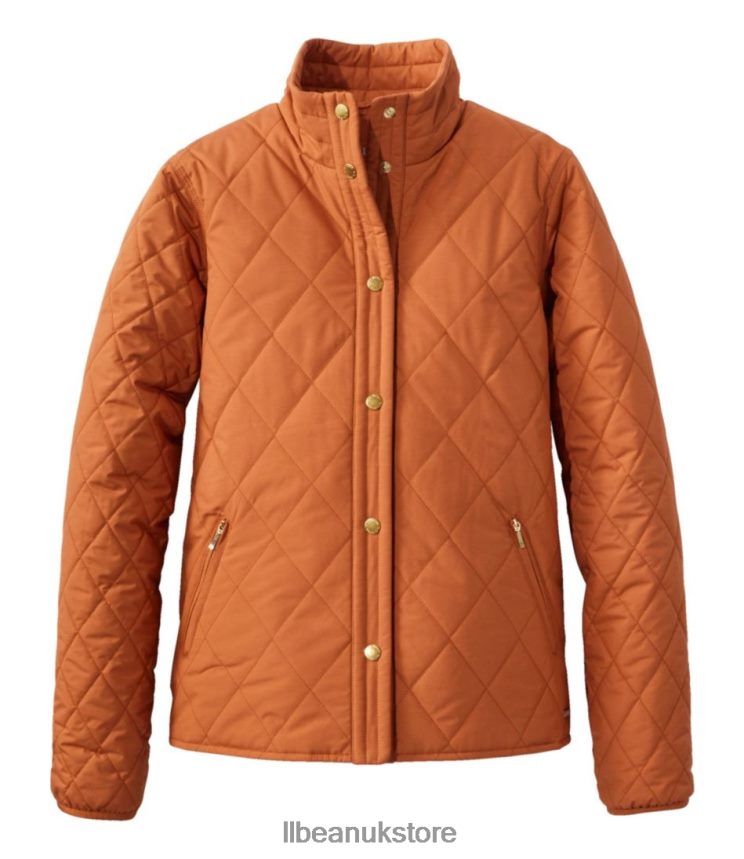 Outerwear L.L.Bean Cozy Quilted Jacket Adobe Women 0VRR66838