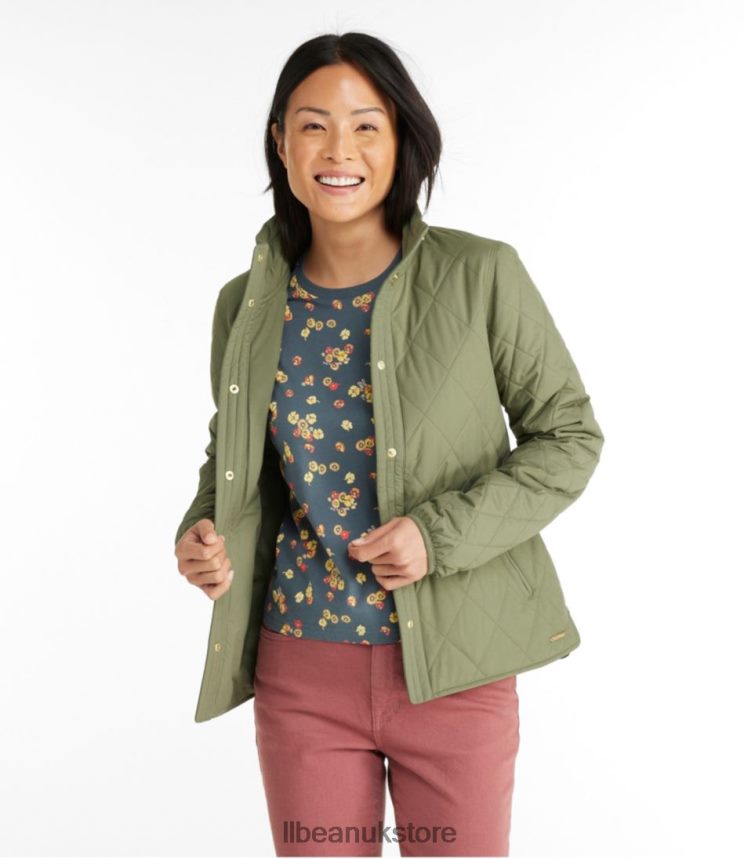 Outerwear L.L.Bean Cozy Quilted Jacket Rangeley Blue Women 0VRR663604