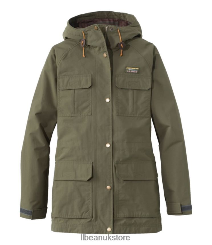 Outerwear L.L.Bean Mountain Classic Water-Resistant Jacket Kelp Green Women 0VRR666025