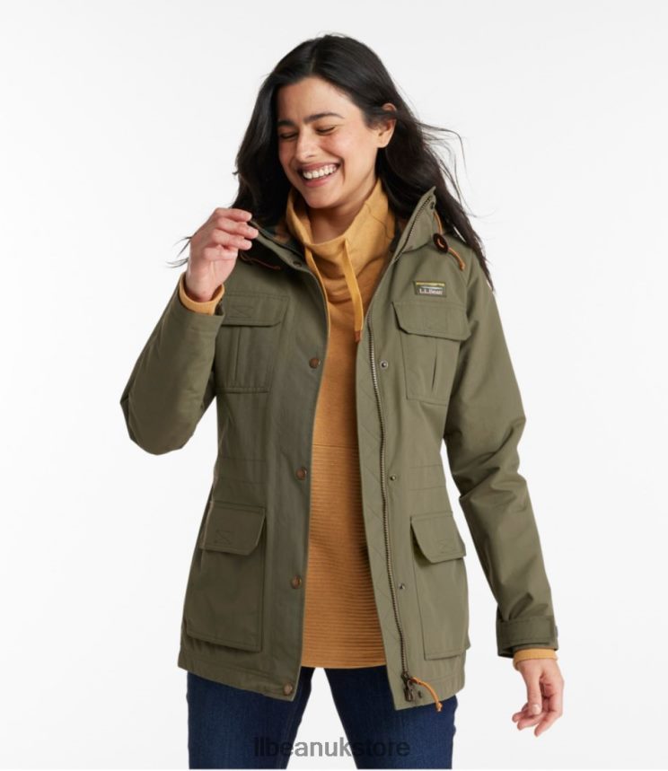 Outerwear L.L.Bean Mountain Classic Water-Resistant Jacket Nautical Navy Women 0VRR66828