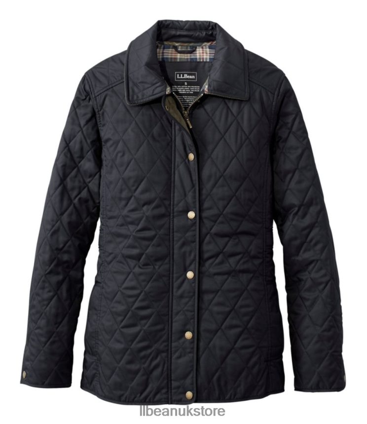 Outerwear L.L.Bean Quilted Riding Jacket Black Women 0VRR666028