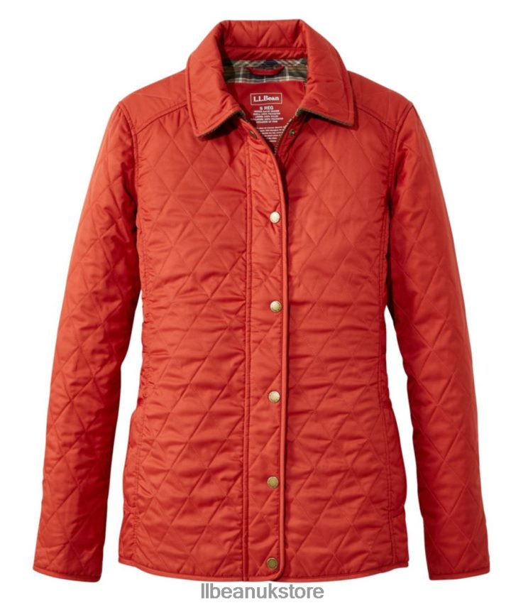 Outerwear L.L.Bean Quilted Riding Jacket Cayenne Women 0VRR667048