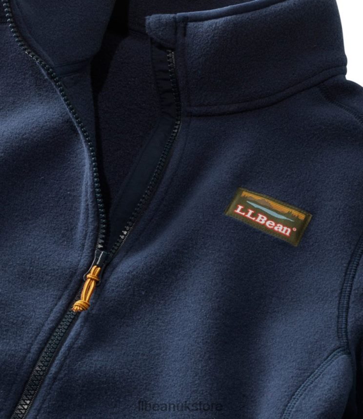 Outerwear L.L.Bean Mountain Classic Fleece Jacket Nautical Navy Women 0VRR66830
