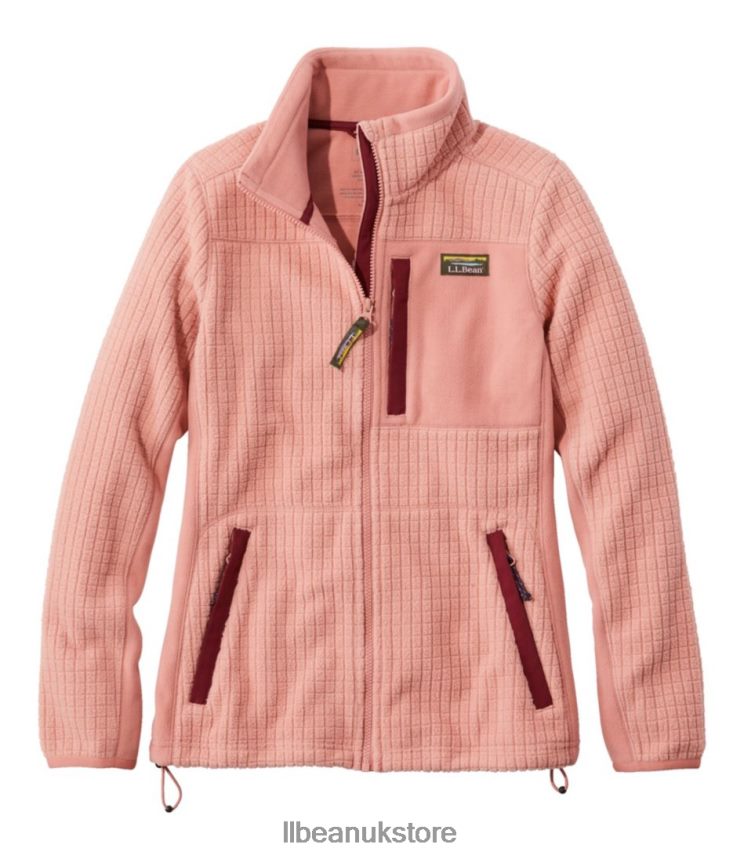 Outerwear L.L.Bean Mountain Classic Windproof Fleece Jacket Soft Cayenne Women 0VRR667050