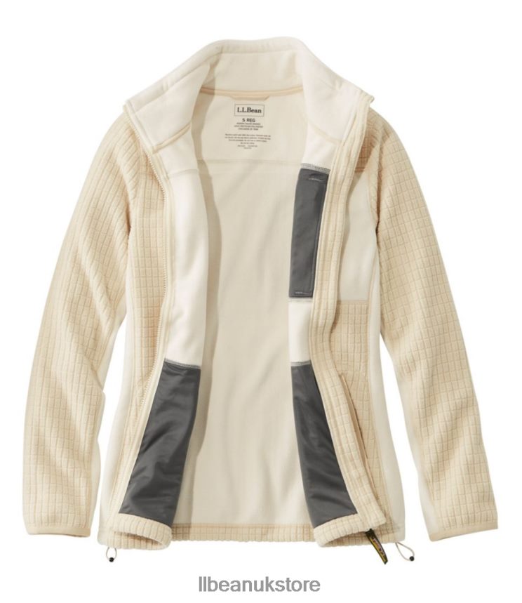 Outerwear L.L.Bean Mountain Classic Windproof Fleece Jacket Taupe Brown/Gray Birch Women 0VRR663601