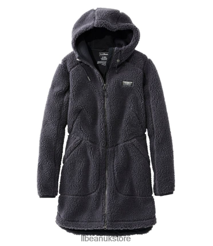 Outerwear L.L.Bean Mountain Pile Fleece Coat Alloy Gray Women 0VRR666663