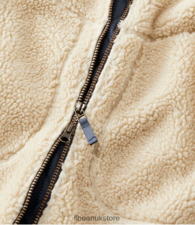 Outerwear L.L.Bean Mountain Pile Fleece Coat Natural Women 0VRR666029