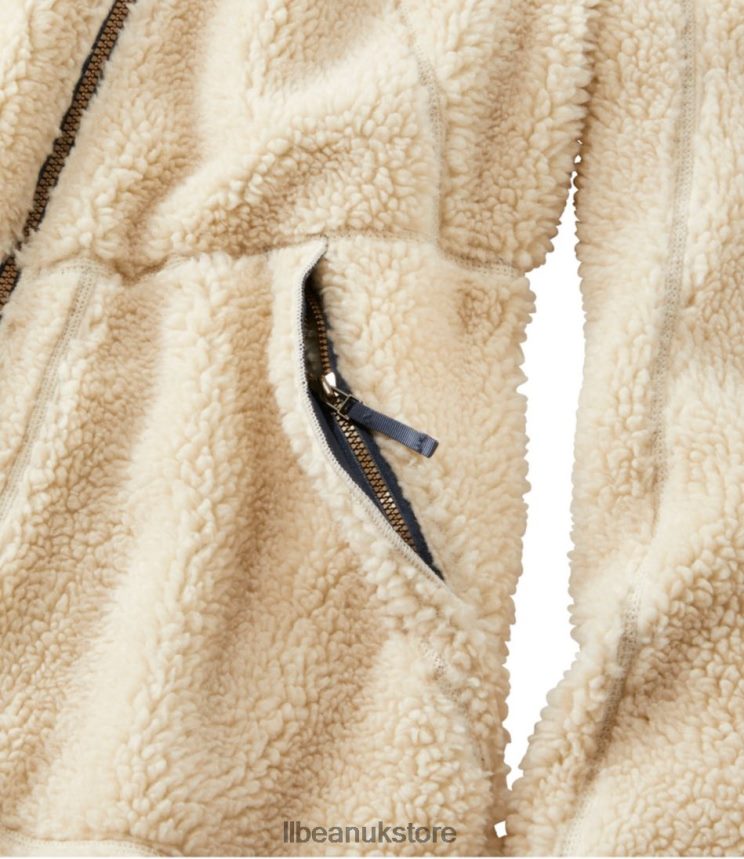 Outerwear L.L.Bean Mountain Pile Fleece Coat Natural Women 0VRR666029