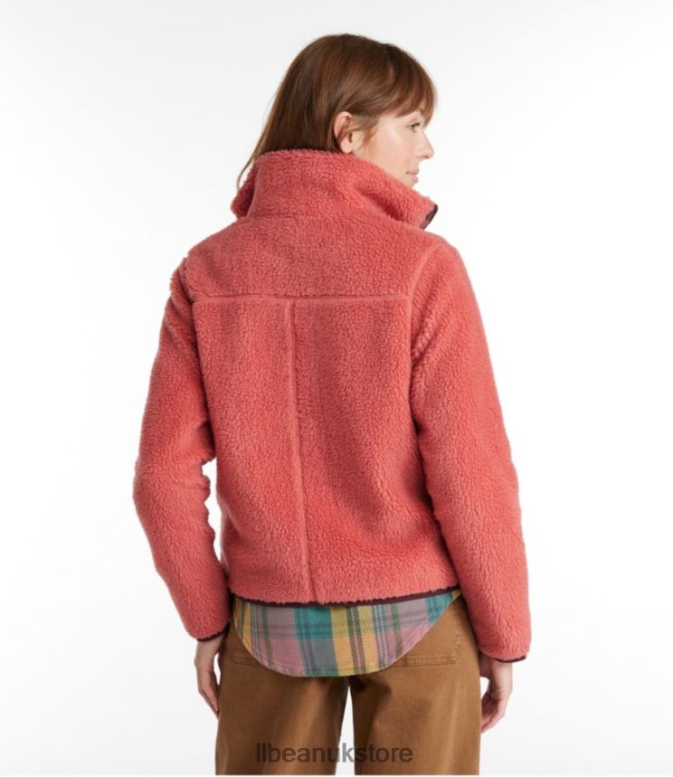 Outerwear L.L.Bean Sherpa Fleece Jacket Soapstone Women 0VRR665067