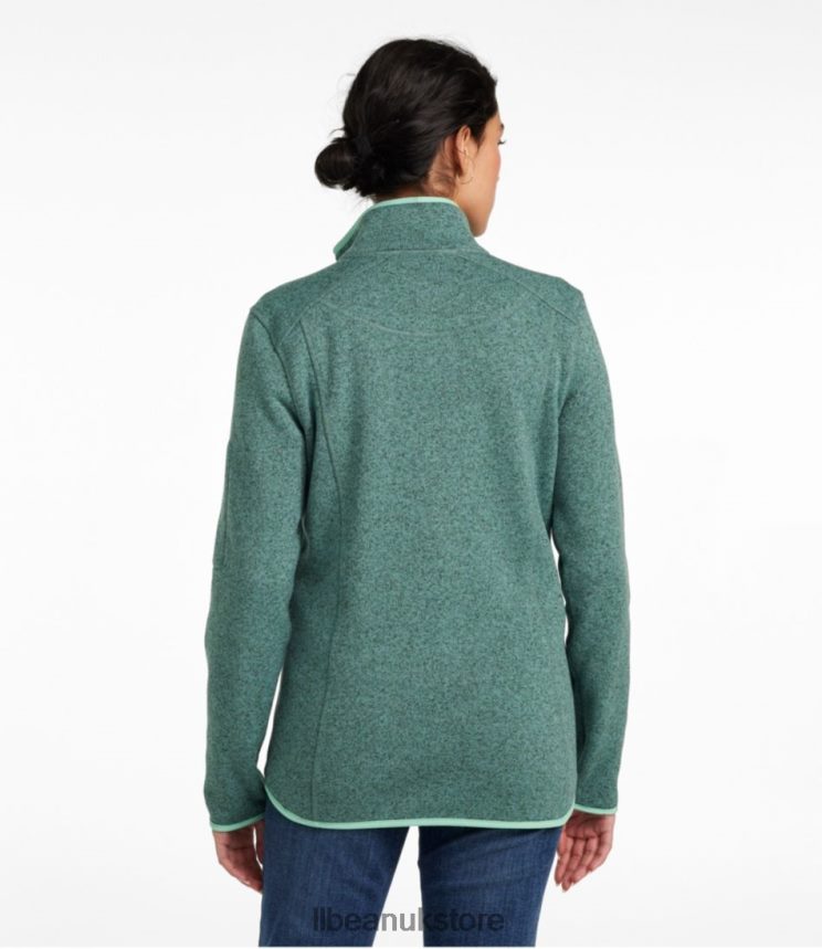 Outerwear L.L.Bean Sweater Fleece Full-Zip Jacket Deep Coral Women 0VRR667216