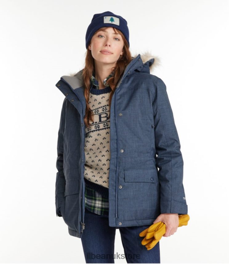 Outerwear L.L.Bean Baxter State Parka Navy Heather Women 0VRR666073