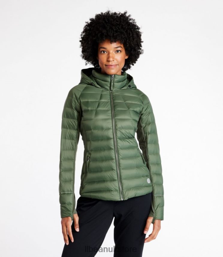 Outerwear L.L.Bean Boundless Down Hybrid Jacket Thyme Women 0VRR663646