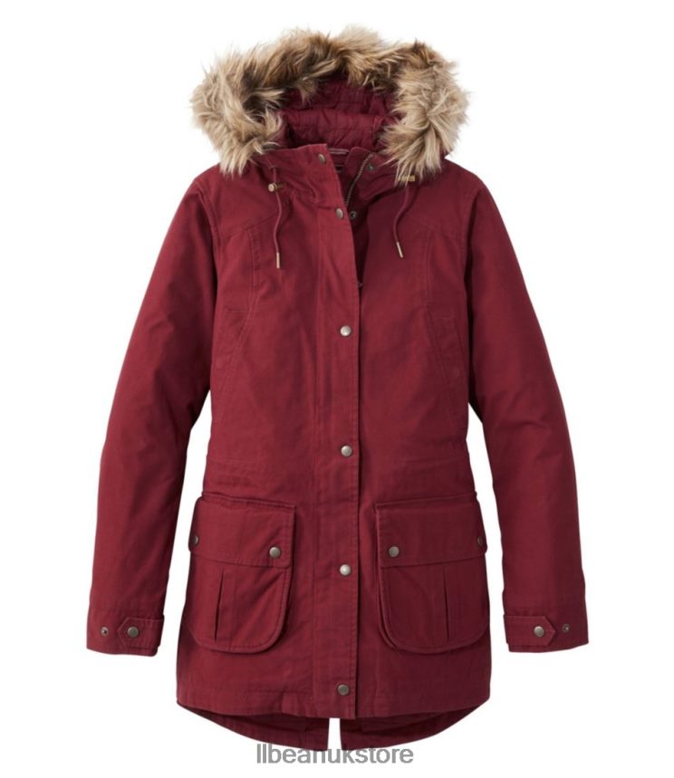 Outerwear L.L.Bean East End Parka Burgundy Women 0VRR66925
