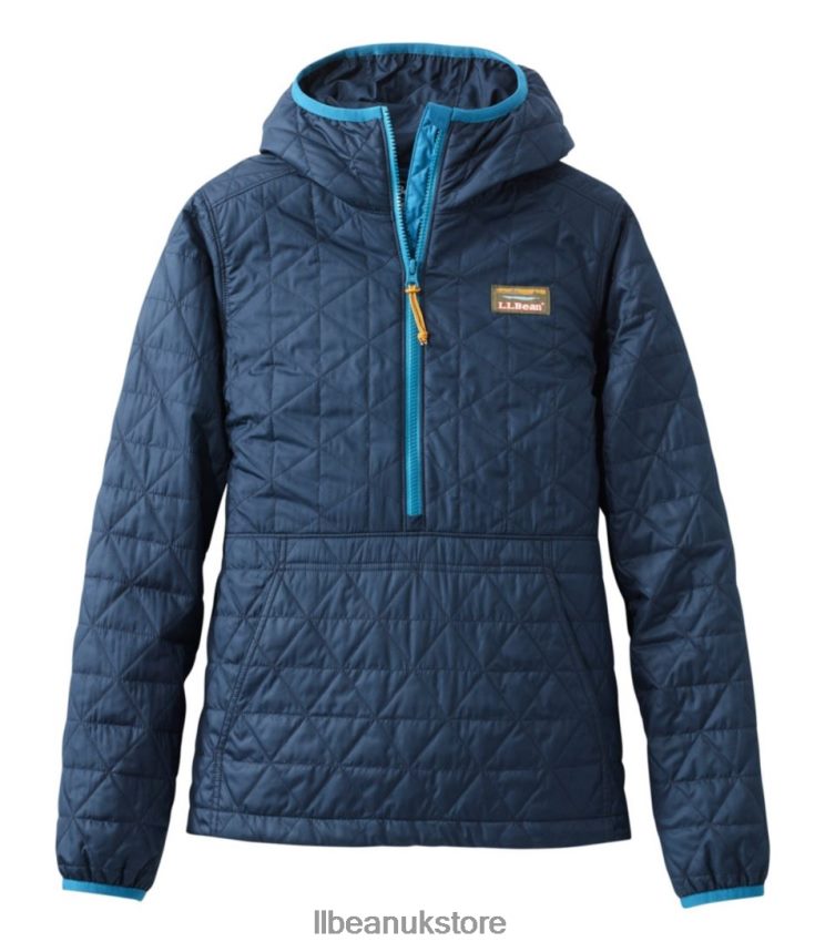 Outerwear L.L.Bean Katahdin Insulated Pullover Nautical Navy Women 0VRR66852