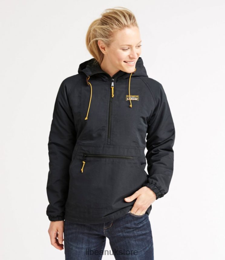 Outerwear L.L.Bean Mountain Classic Insulated Anorak Nautical Navy Women 0VRR66861