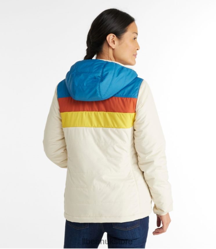 Outerwear L.L.Bean Mountain Classic Puffer Hooded Jacket Deep Turquoise/Ocean Teal Women 0VRR666679