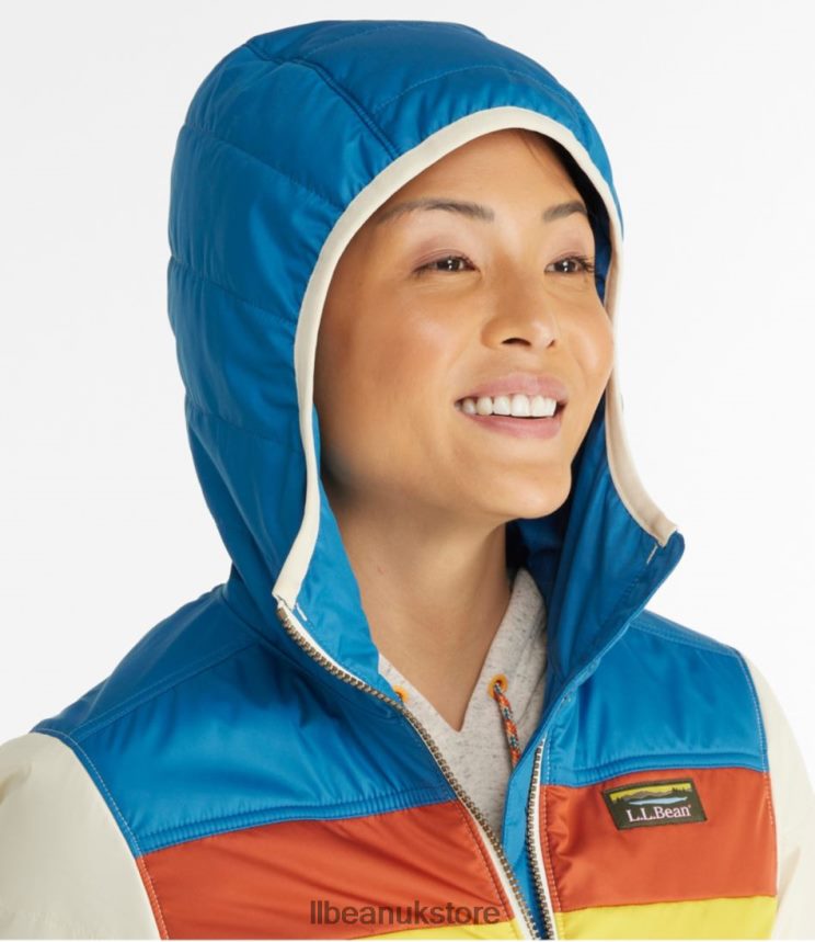 Outerwear L.L.Bean Mountain Classic Puffer Hooded Jacket Deep Turquoise/Ocean Teal Women 0VRR666679