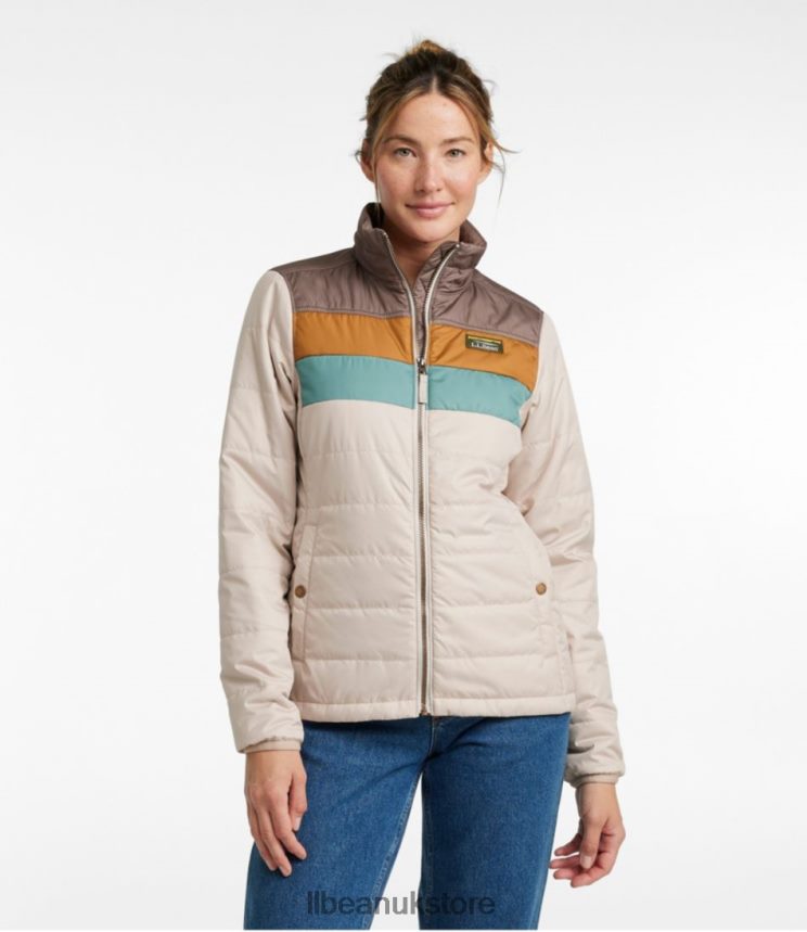 Outerwear L.L.Bean Mountain Classic Puffer Jacket Rosewood/Sea Green Women 0VRR665074