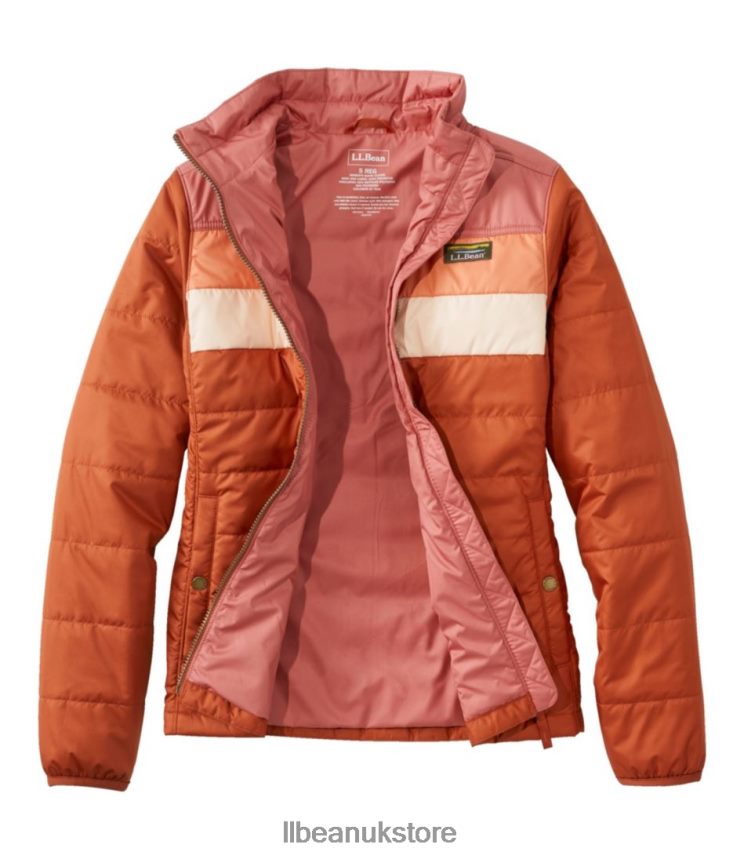 Outerwear L.L.Bean Mountain Classic Puffer Jacket Rosewood/Sea Green Women 0VRR665074