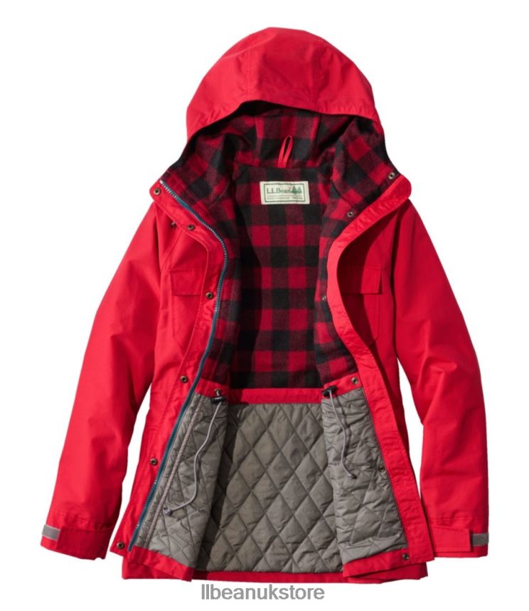 Outerwear L.L.Bean Original Baxter State Parka '82 Storm Blue/Black Forest Green Women 0VRR663688