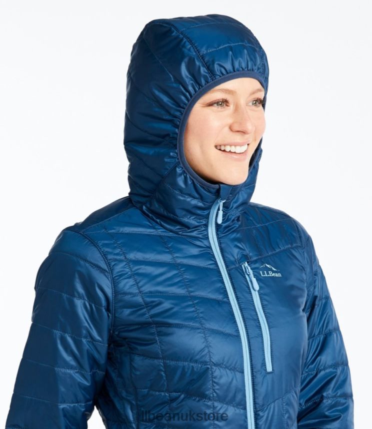 Outerwear L.L.Bean PrimaLoft Packaway Hooded Jacket Sugarplum/Bramble Berry Women 0VRR667043