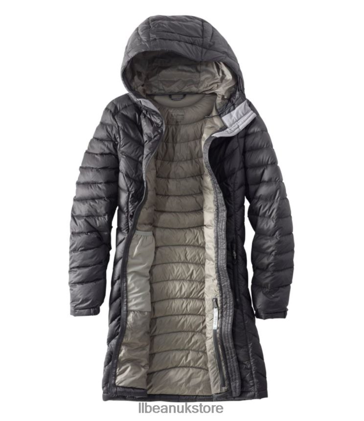 Outerwear L.L.Bean Ultralight 850 Down Hooded Coat Dark Plum Women 0VRR663629