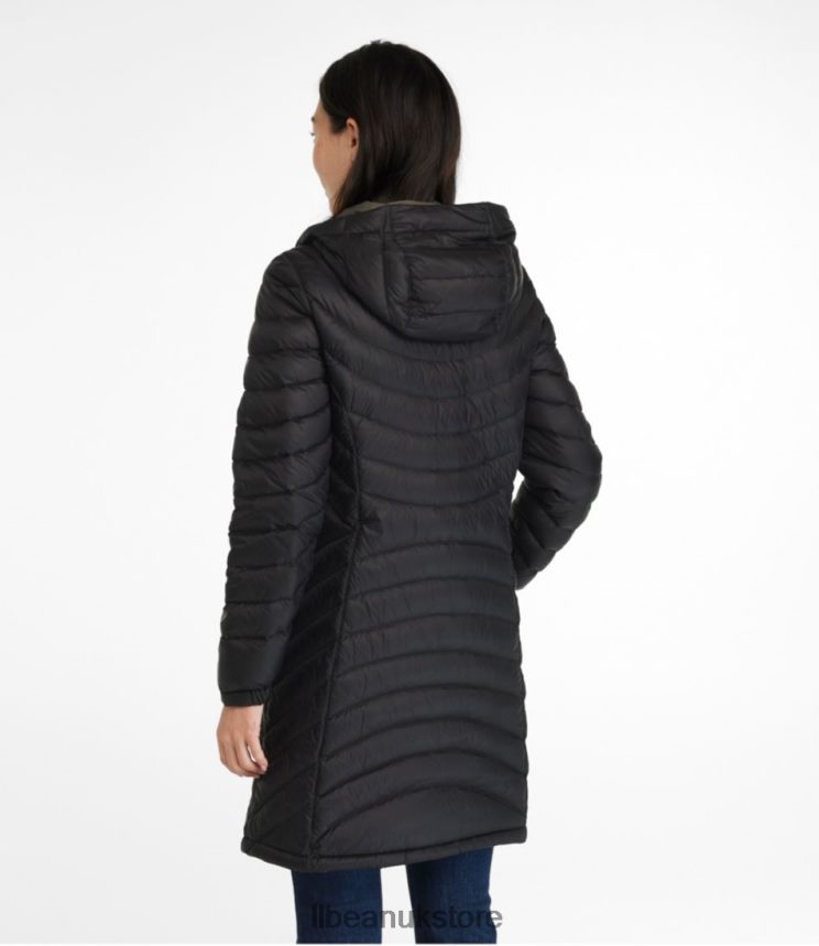 Outerwear L.L.Bean Ultralight 850 Down Hooded Coat Gunmetal Gray Women 0VRR666052
