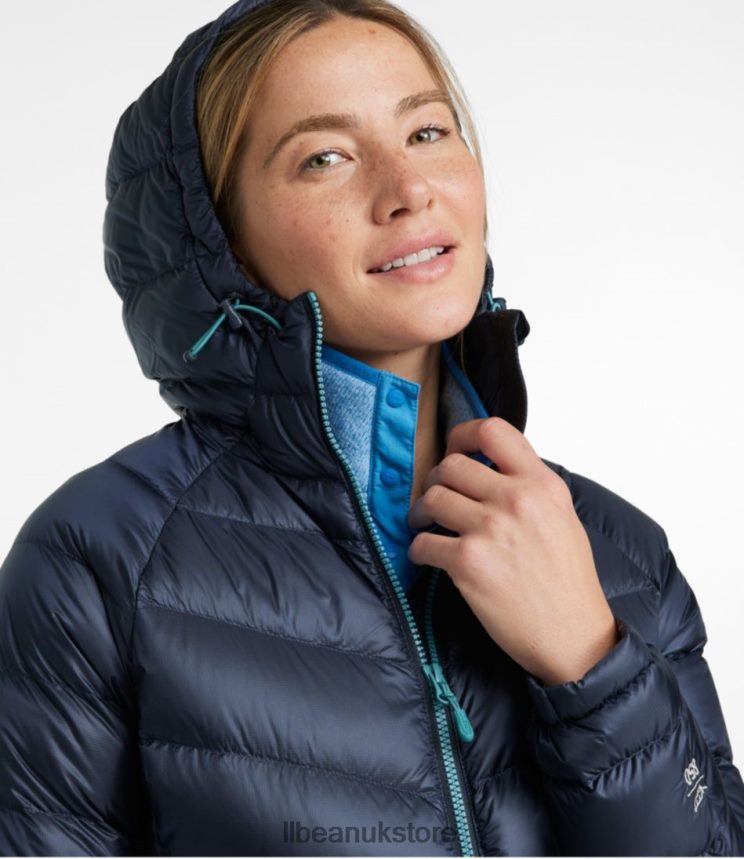 Outerwear L.L.Bean Ultralight 850 Down Hooded Jacket Black Women 0VRR666037