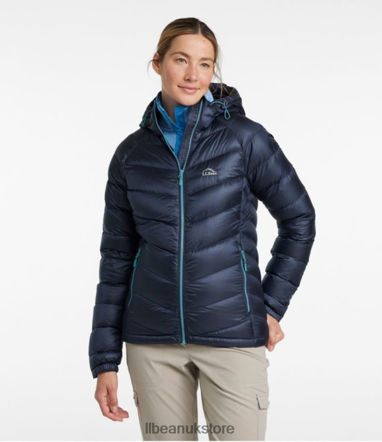Outerwear L.L.Bean Ultralight 850 Down Hooded Jacket Bright Sapphire Women 0VRR667052