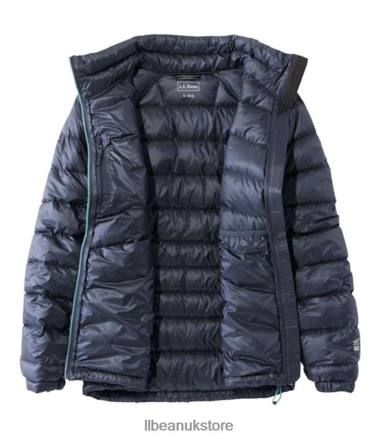 Outerwear L.L.Bean Ultralight 850 Down Jacket Carbon Navy Women 0VRR665094
