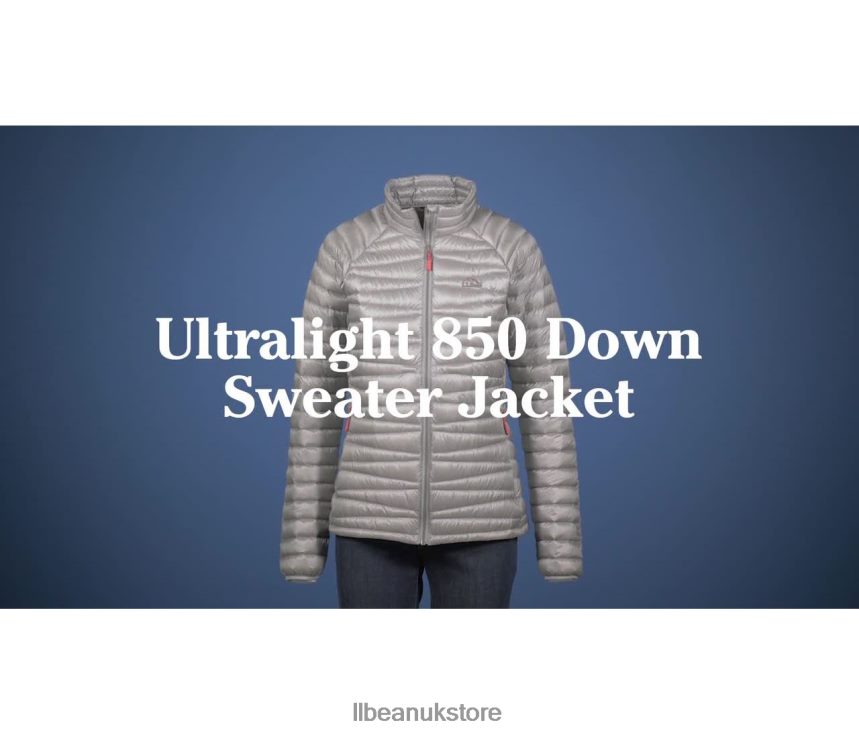 Outerwear L.L.Bean Ultralight 850 Down Sweater Faded Jade Women 0VRR66853