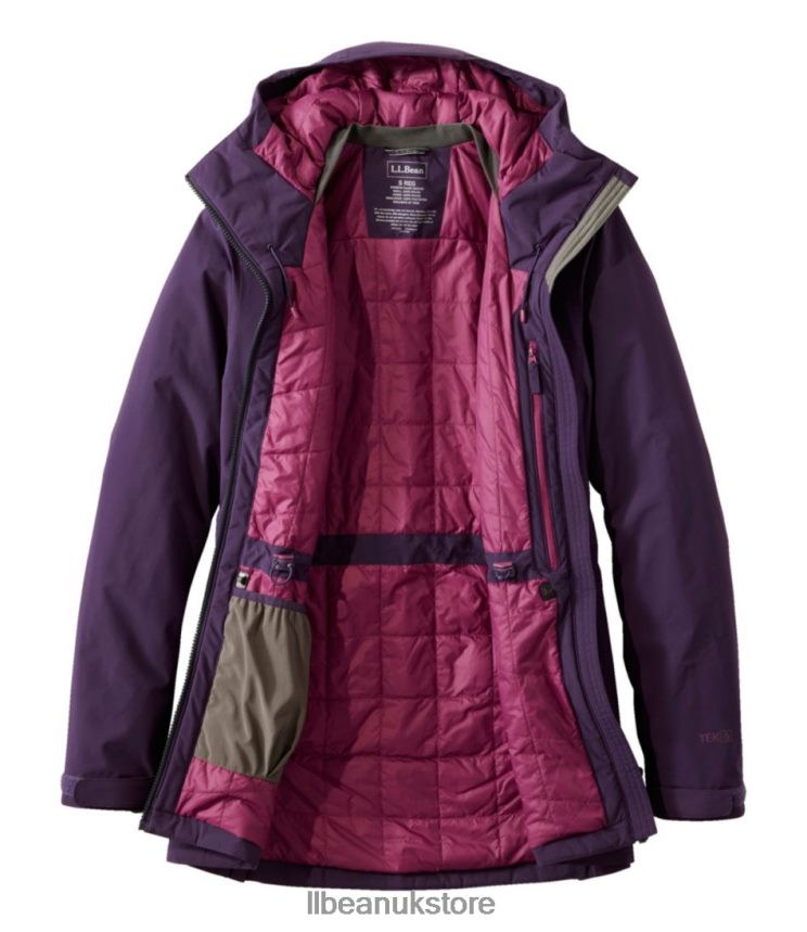 Outerwear L.L.Bean Waterproof PrimaLoft Packaway Jacket Black Women 0VRR665095