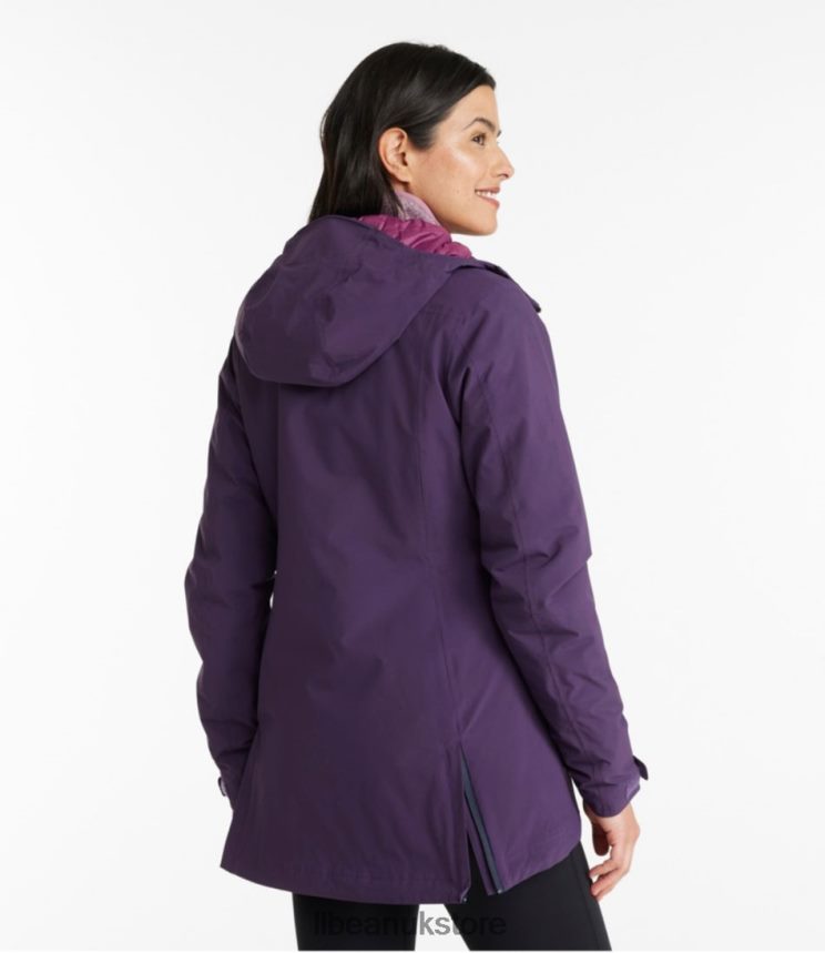 Outerwear L.L.Bean Waterproof PrimaLoft Packaway Jacket Dark Marine Blue Women 0VRR66859