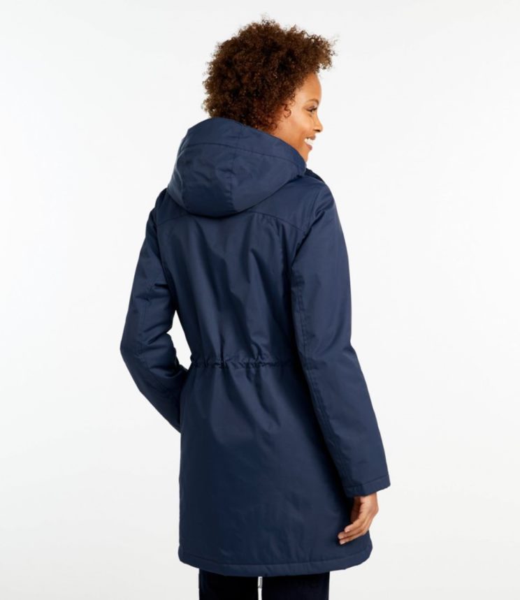 Outerwear L.L.Bean Winter Warmer Coat Black/Gray Women 0VRR665083
