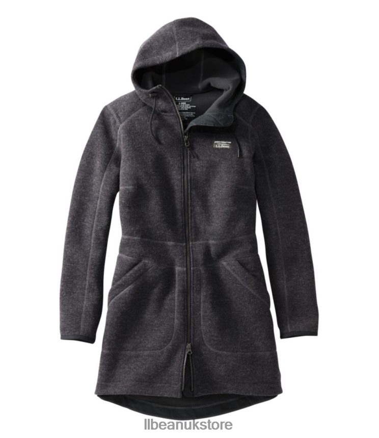Outerwear L.L.Bean WoolTek Coat Charcoal Heather Women 0VRR663622