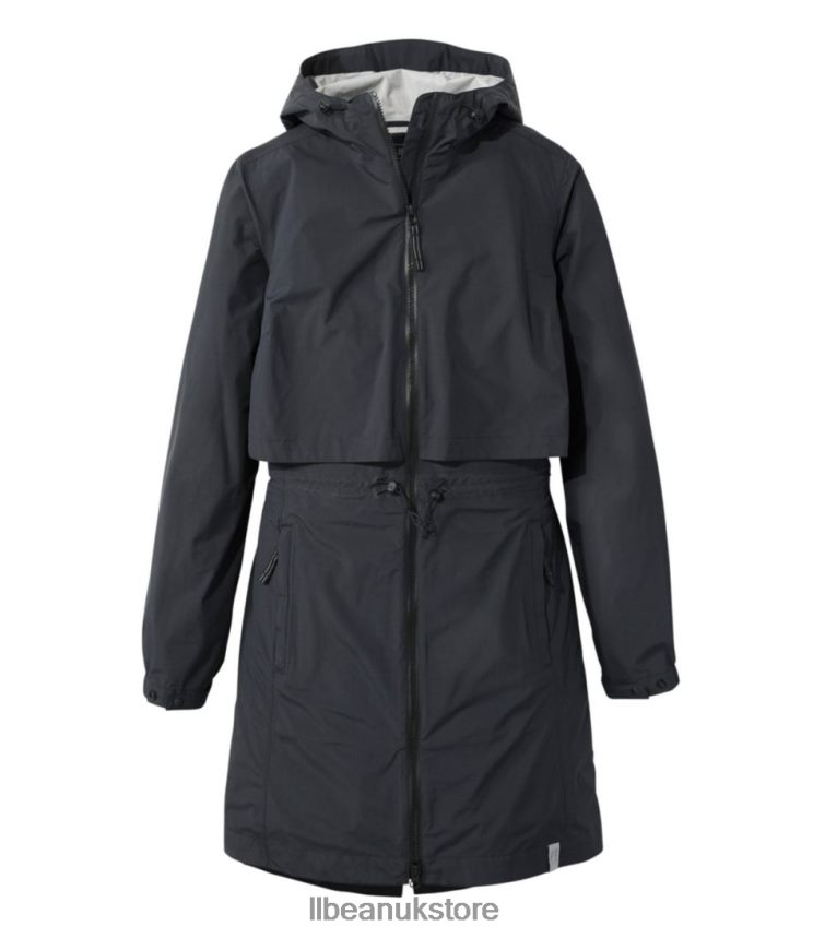 Outerwear L.L.Bean Meridian Rain Coat Black Women 0VRR665077