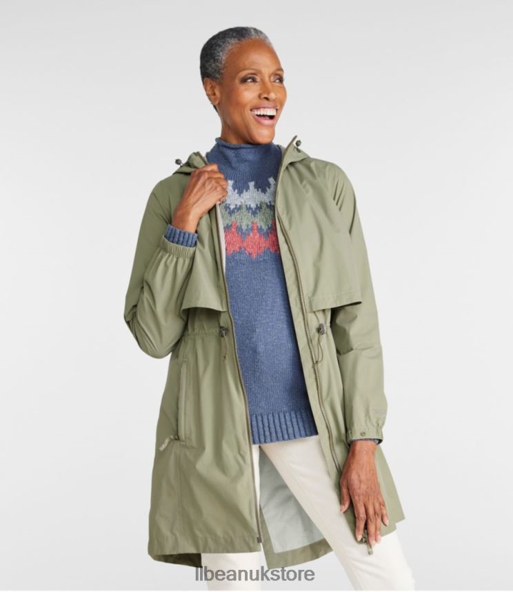 Outerwear L.L.Bean Meridian Rain Coat Bright Bronze Women 0VRR66839