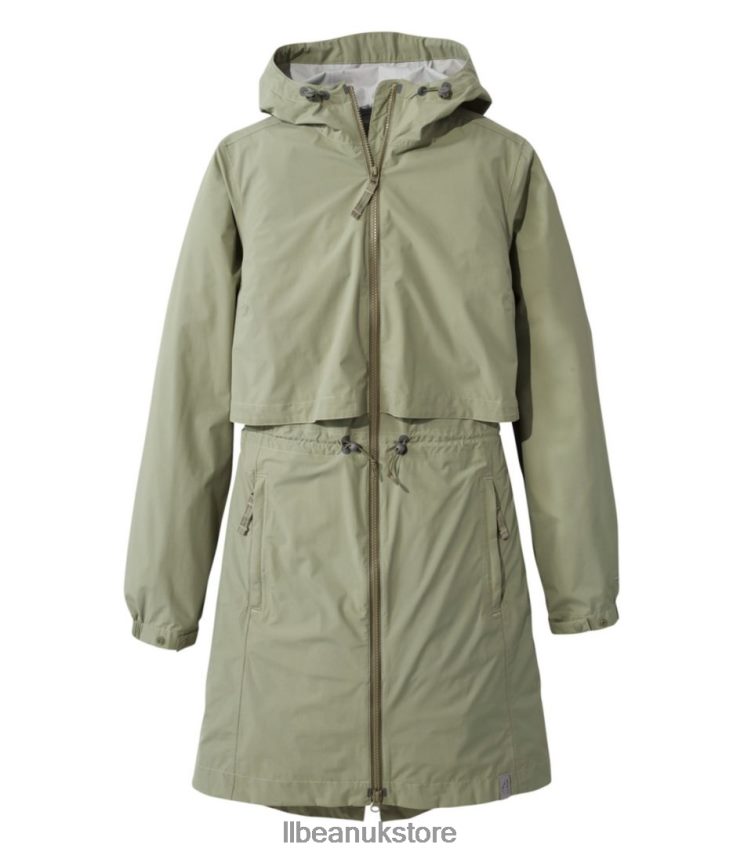 Outerwear L.L.Bean Meridian Rain Coat Eucalyptus Women 0VRR666668