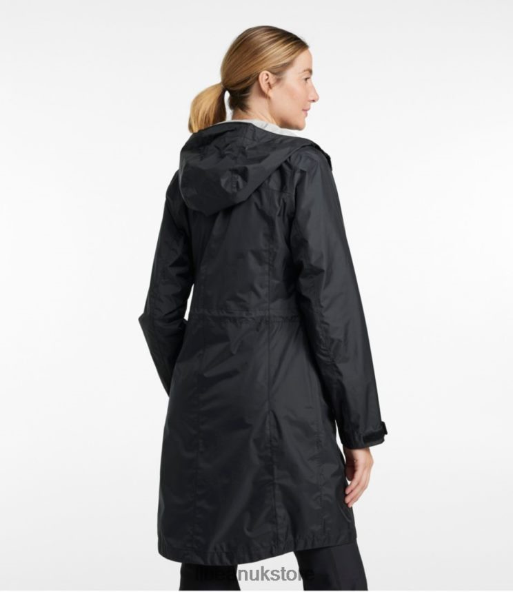 Outerwear L.L.Bean Trail Model Rain Coat Black Women 0VRR663621