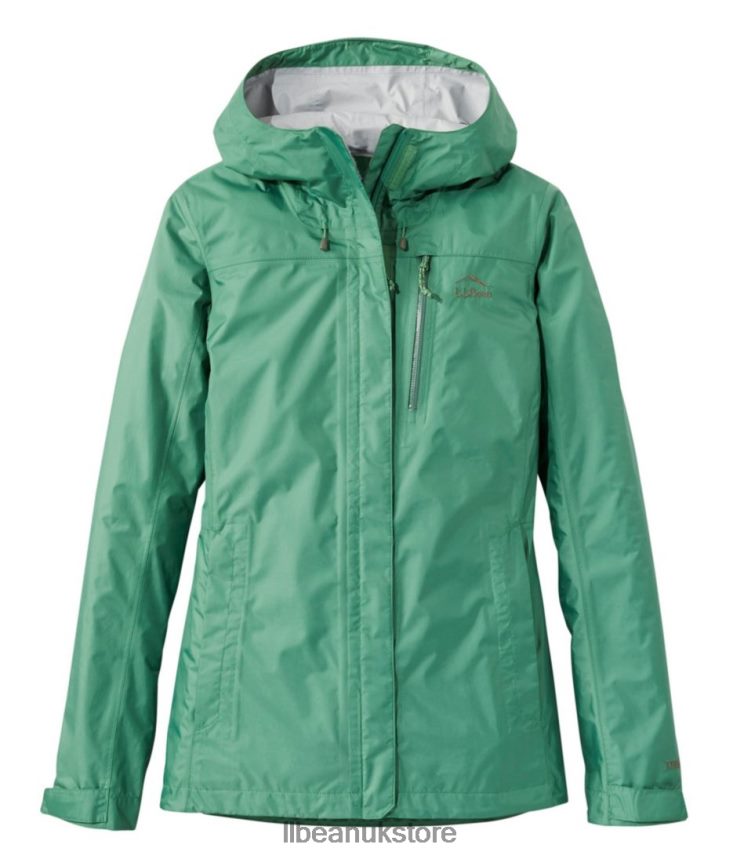 Outerwear L.L.Bean Trail Model Rain Jacket Clover Women 0VRR666654