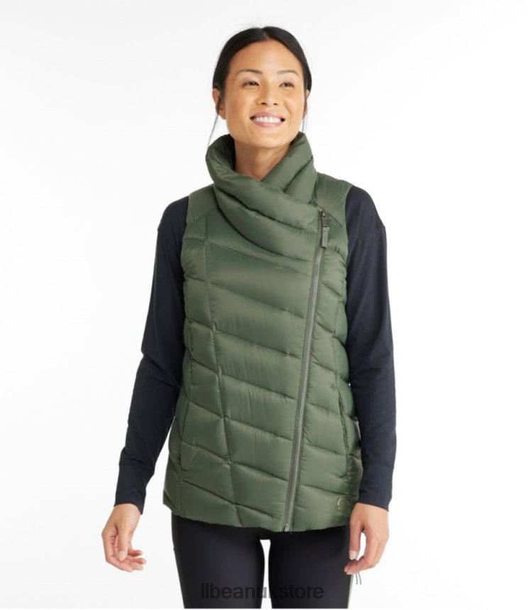Outerwear L.L.Bean Boundless Down Puffer Vest Thyme Women 0VRR666055