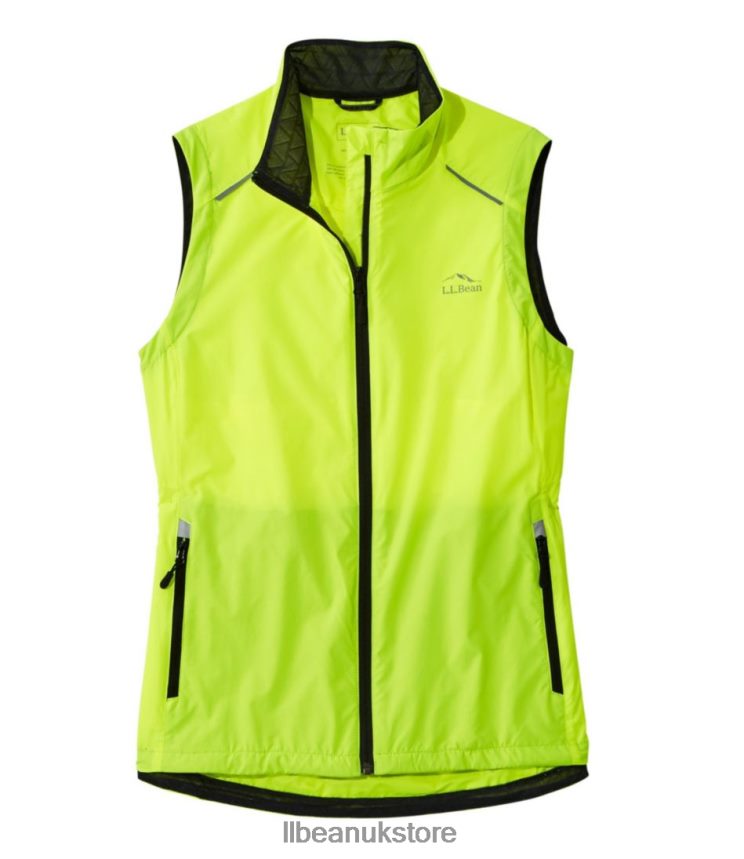 Outerwear L.L.Bean Bright Multisport Vest Neon Yellow Women 0VRR66867