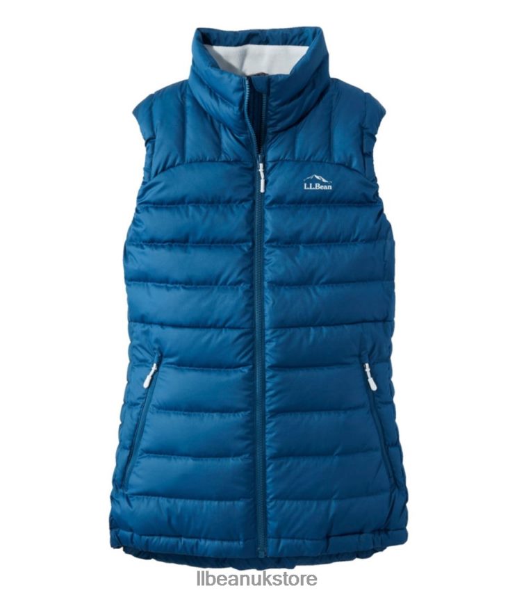 Outerwear L.L.Bean Down Vest Dark Marine Blue Women 0VRR66880