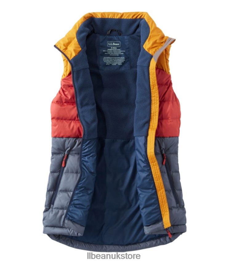 Outerwear L.L.Bean Down Vest Nautical Navy/Bright Bronze Women 0VRR66918