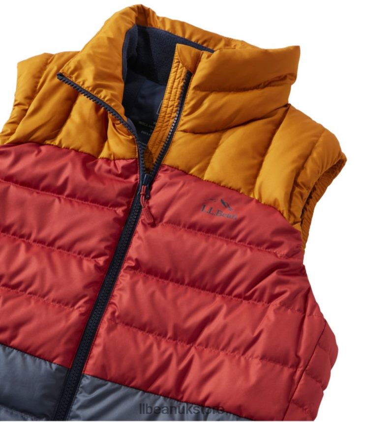 Outerwear L.L.Bean Down Vest Nautical Navy/Bright Bronze Women 0VRR66918