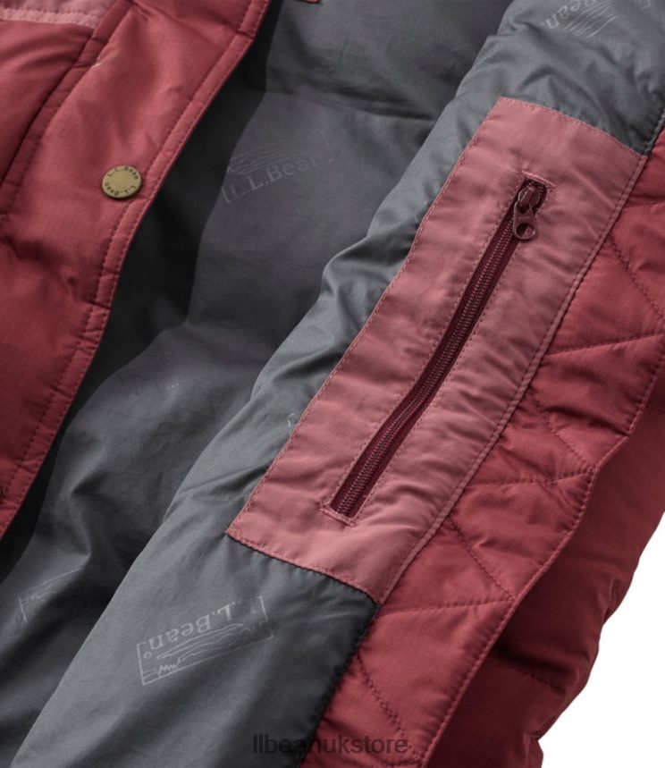 Outerwear L.L.Bean Mountain Classic Down Vest Burgundy/Light Rosewood Women 0VRR66936