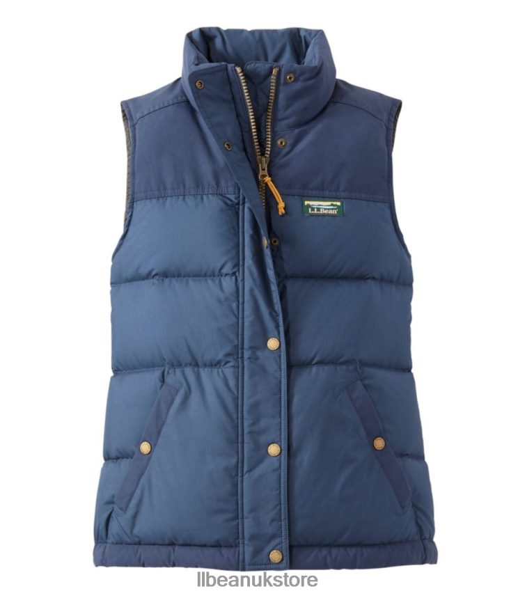 Outerwear L.L.Bean Mountain Classic Down Vest Nautical Navy Women 0VRR66887