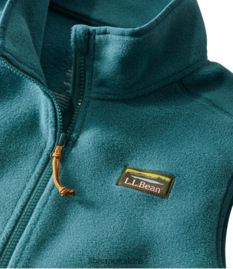 Outerwear L.L.Bean Mountain Classic Fleece Vest Storm Teal Women 0VRR663610