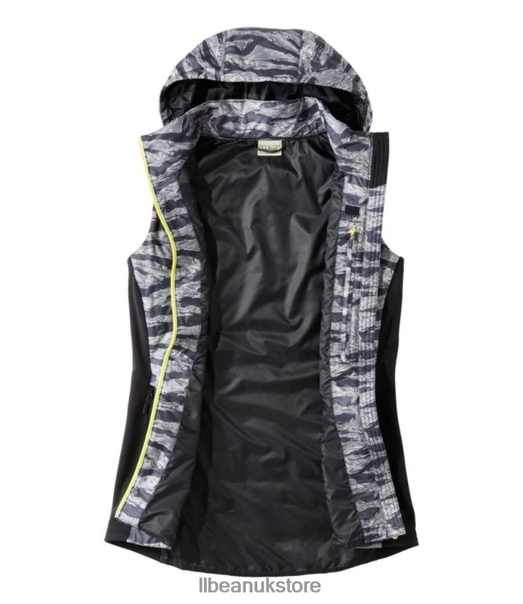 Outerwear L.L.Bean PrimaLoft Packaway Long Vest Carbon Camo Women 0VRR66901